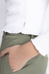 The White Cropped Ribbed T-Shirt